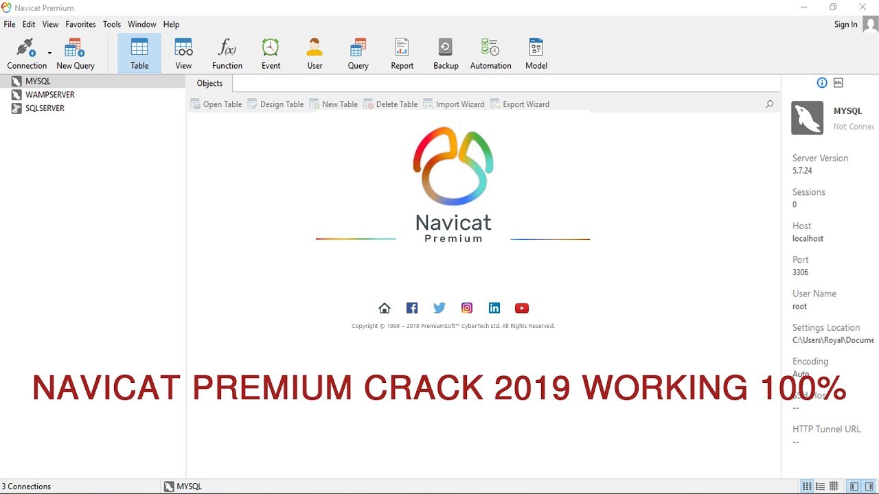 Navicat Premium 12.1.22 Crack With Serial Key